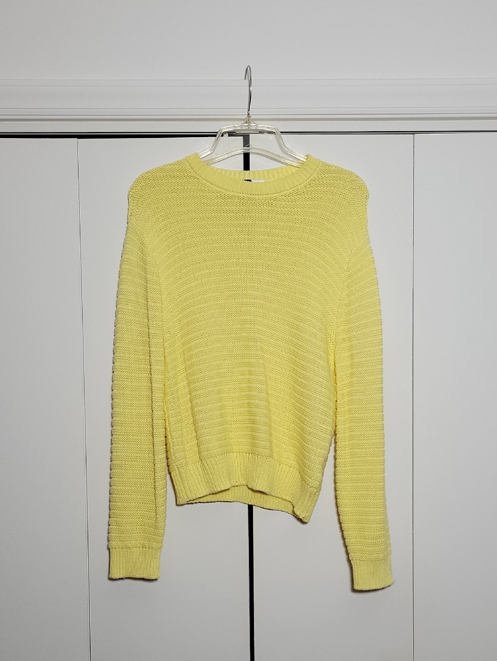 H&M Yellow Crewneck Sweater